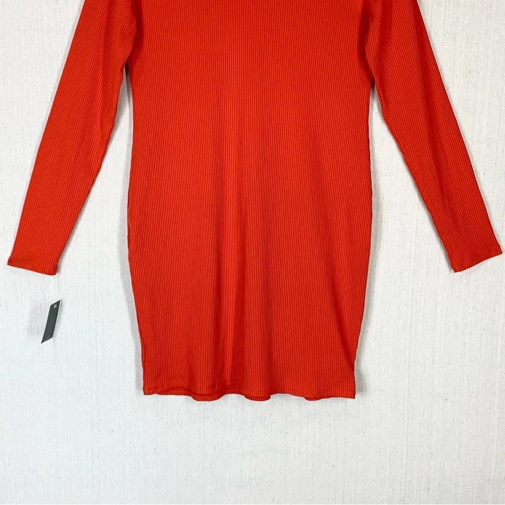 Wild Fable~NWT~Women's Long Sleeve Ribbed Knit Turtleneck Bodycon Dress~Sz XL - Picture 11 of 16